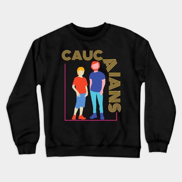 Caucasians T-Shirt For Men And Women Crewneck Sweatshirt by TibA